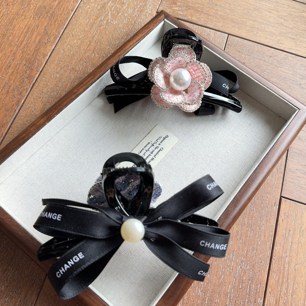 Xiaoxiang Camellia Kẹp tóc có hai mặt cá mập, size 13cm, phù hợp cho streamer