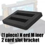 Giá đỡ đế nhựa 2 khe cắm Yoo cho thiết bị khai thác NerdMiner để lắp đặt và tối ưu hóa bàn làm việc dễ dàng