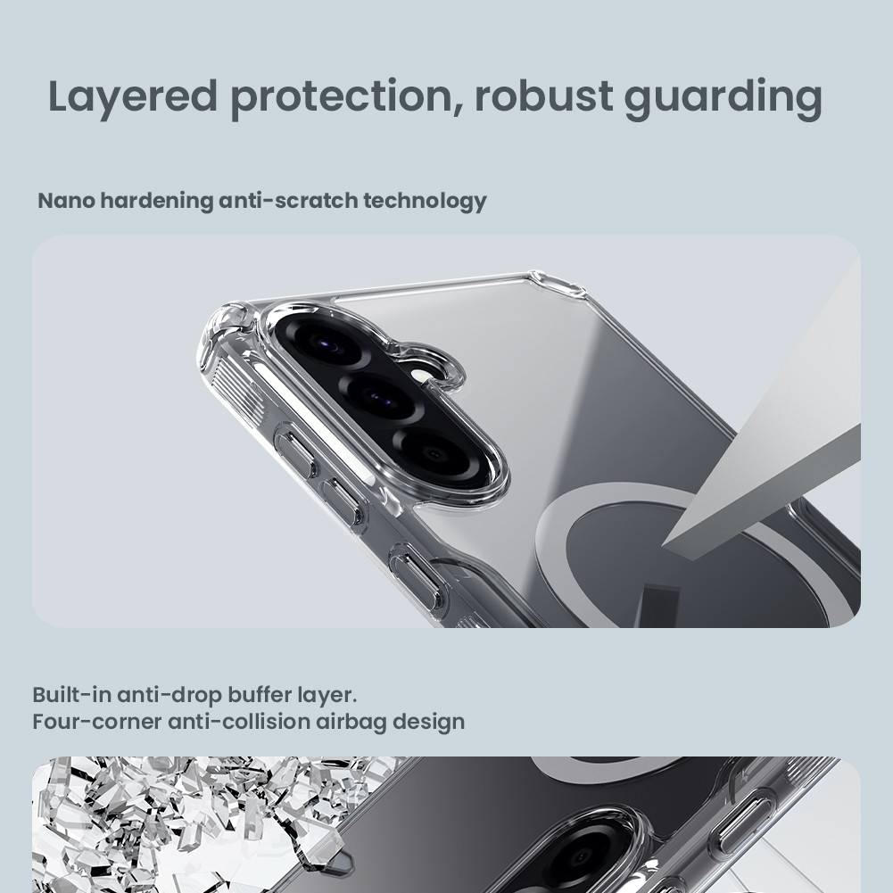 Nillkin Cho Samsung Galaxy A57 A56 A55 Nature TPU Pro Ốp điện thoại PC Trong Suốt Ốp điện thoại Chống Sốc Chống Rơi Vỏ Bảo Vệ