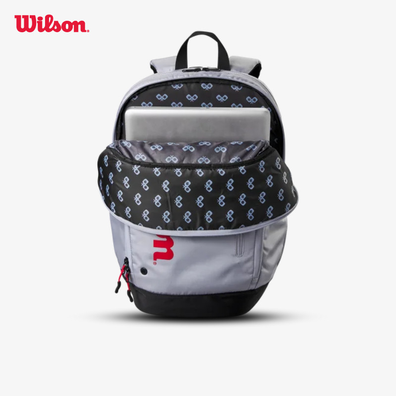 Wilson BackPack Balo Đựng Vợt Pickleball Gray/Red WR8905701001