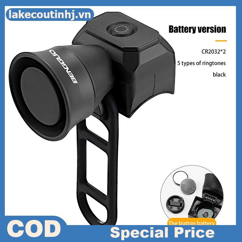 Lu Xe Đạp Điện USB Sạc Sừng Xe Đạp Leo Núi Cảnh Báo Vòng An Toàn Chống Nước Đi Xe Đạp Phụ Kiện Linhj