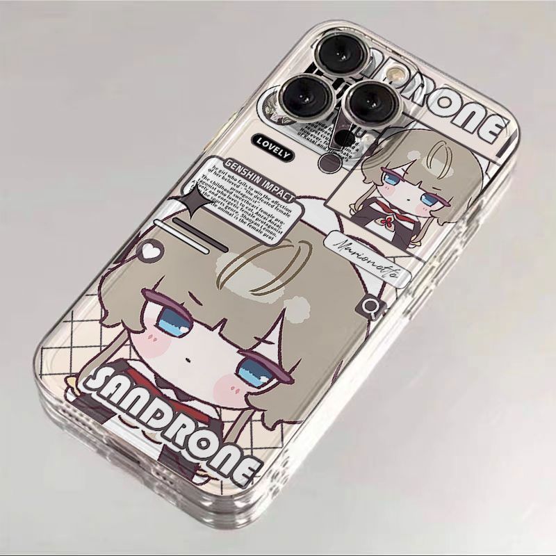 Genshin Impact / Sandrone / Columbina / Q Phiên bản Colombia Sandrone Vỏ điện thoại Thích hợp cho iPhone13 / 14 16 / 15pro 17 / poli