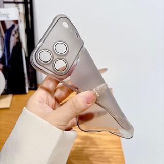 Tức thì 17 cửa sổ lớn 2.0 siêu mỏng thích hợp cho vỏ điện thoại iP16 Pro Apple 14 / 15 có màng ống kính 12 mềm 13