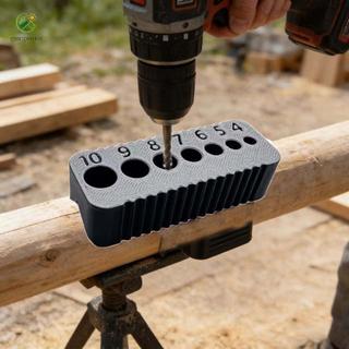 ⭐GROUS⭐Drilling Guide Jig ABS Plastic Precise Hole Alignment Anti-slip Fixation