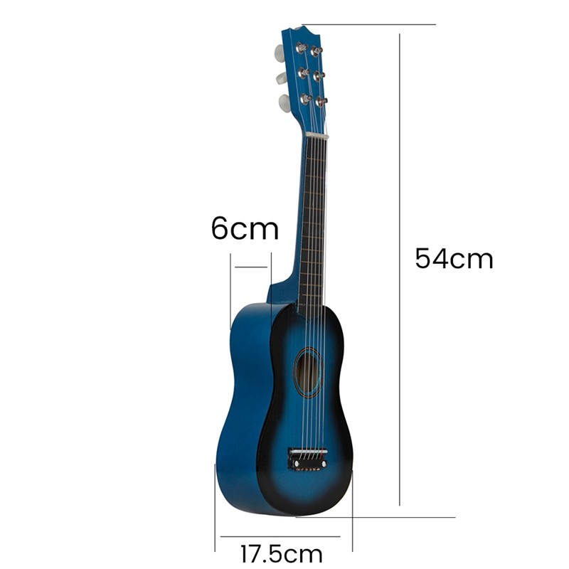 Ukulele 21 Inch Ukulele Soprano 6 Dây Basswood Guitar Uke Nhạc Cụ Cho Người Mới Bắt Đầu Âm Nhạc, Dễ Sử Dụng