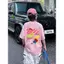 Thương dễ thiết kế chất thun mùa hè graffiti Kanak, Dáng rộng, Áo nguyên, Baju, In.