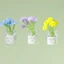Ins Phong Cách Sáng Tạo Mô Phỏng Gypsophila Chai Thủy Tinh Bó Hoa Ba Chiều Dạ Quang Để Bàn Đồ Trang Trí Nhỏ Phụ Kiện Xe Hơi Handmade diy Phụ Kiện Trang Sức