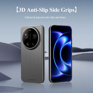 Ốp điện thoại Lereach Grid Pc cho Xiaomi 17 Ultra Vỏ điện thoại siêu mỏng Chống vân tay Chống trượt PC