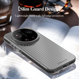 Ốp điện thoại Lereach Grid Pc cho Xiaomi 17 Ultra Vỏ điện thoại siêu mỏng Chống vân tay Chống trượt PC