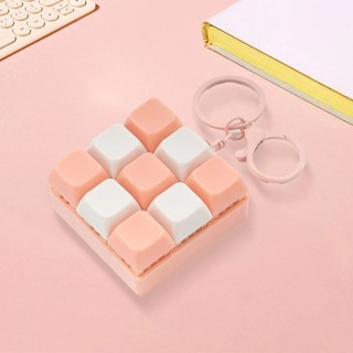 JOYFULLIFE Bàn Phím Trò Chơi Móc Khóa, Giảm Căng Thẳng Fidget Giải Nén 9 Bàn Phím Đồ Chơi Chìa Khóa, Chống Căng Thẳng Ngón Tay DIY Nút Keycap Túi Sáng Tạo Mặt Dây Chuyền Quà Tặng Cho Người Lớn