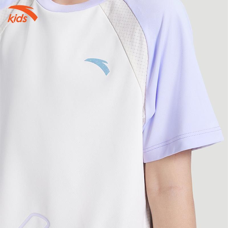 Anta Kids Áo Phông Thể Thao Bé Gái Cycling-1P 3624C9104