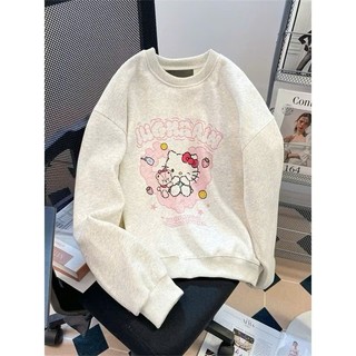 Áo Sweater Unisex In Hình Pét Nỉ Dày Mịn Form Rộng Bo Dệt Chắc Chắn Size L Dưới 70kg XL Dưới 70kg