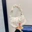 Túi đeo nách xếp ly OLVIDO, Túi đeo vai hoa Nylon, Dây kéo nhẹ ngọt ngào Túi xách nữ sức chứa lớn Bé gái