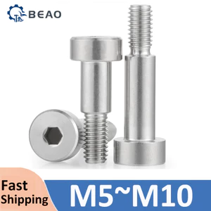 Thép không gỉ 304 Lục Giác Ổ Cắm Nắp Đầu Vai Bu Lông M5 M6 M8 M10 Vũ Nữ Thoát Y Vít Thứ Vít
