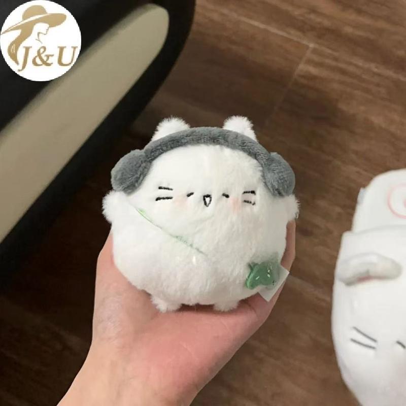 JU Hoạt Hình Dễ Thương Luy Cỏ Mèo Sang Trọng Búp Bê Đồ Chơi Kawaii Sang Trọng Búp Bê Móc Khóa Bapa Mặt Dây Chuyền Túi Phụ Kiện Trang Trí Quà Tặng VN