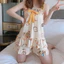Shop 2025 Phiên Bản Hàn Quốc Bộ Đồ Ngủ Nữ Mùa Hè Sling Hai Mảnh Phù Hợp Với Áo Vest Sinh Viên Bé Gái Homewear Phù Hợp Với