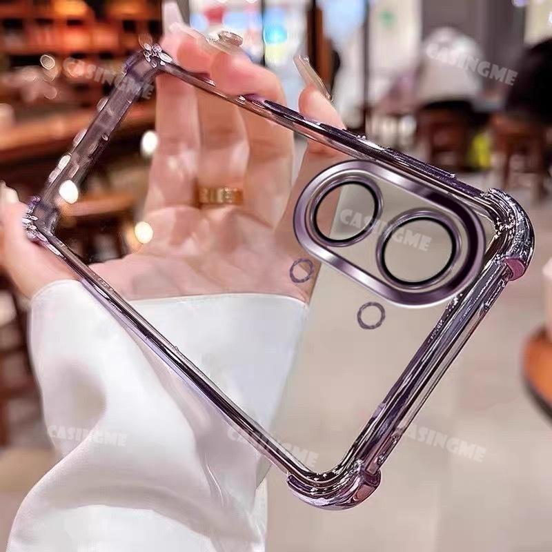 Vỏ bảo vệ ống kính mạ Vivo Y21 5G 2026 cho Vivo Y21 Y05 Y11d VivoY21 Y21 Y11 d 4G 5G 2026 FOUR Corners Vỏ điện thoại bảo vệ chống sốc Ốp lưng chống sốc