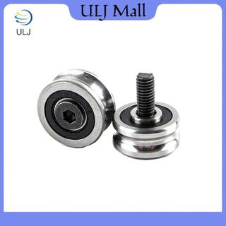 ULJ SG15 SG20 SG25 SG66 + M5 M6 M8 Vòng bi ròng rọc bằng thép vít Tra Con lăn dẫn hướng.