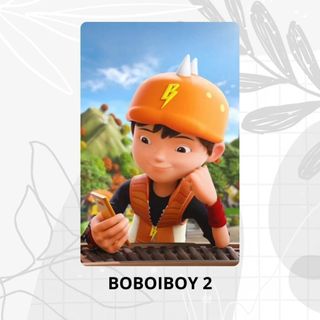 [BoBoiBoy] Móc Chìa Khóa Acrylic Tùy chỉnh hình ảnh BoBoiBoy 2 mặt 5,5x4cm