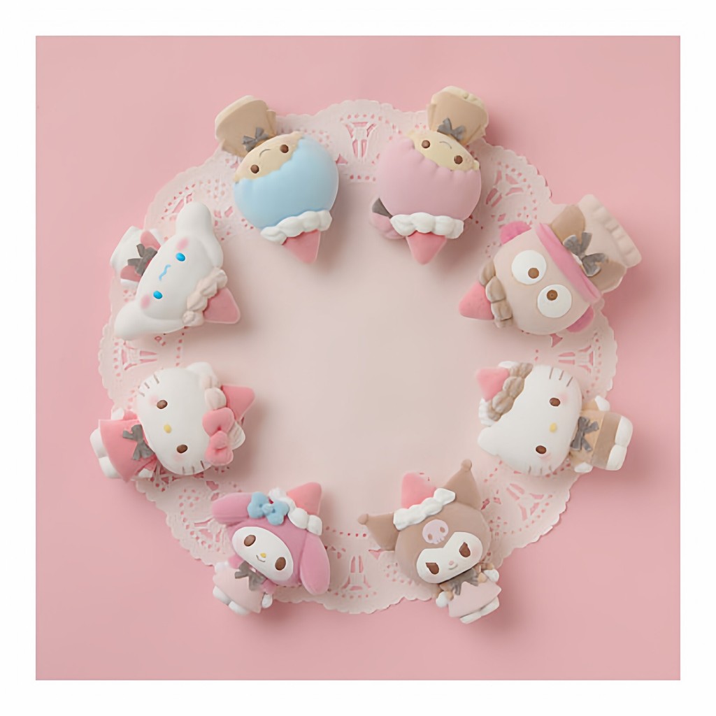 [BTF] Hàng có sẵn BANDAI Sanrio Friends 02 Đổ xô Hello Kitty Kuromi Hộp Gemini Trứng 2N9V