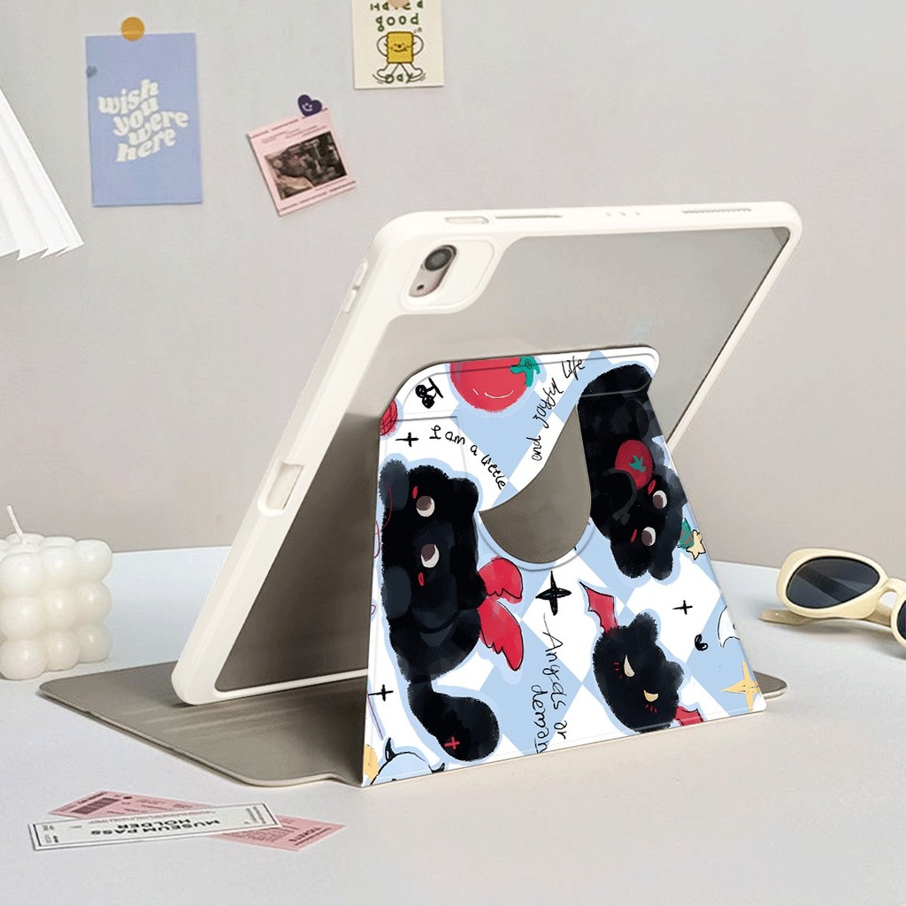 Ốp bảo vệ cho Samsung Galaxy Tab A9 + A11 S9 / S9FE / S10FE S6Lite S8 / S9 / S10ULTRA S7 + / S8 + / S7FE S11U A8 A7Lite S10plus S10Lite Vỏ máy tính bảng xoay
