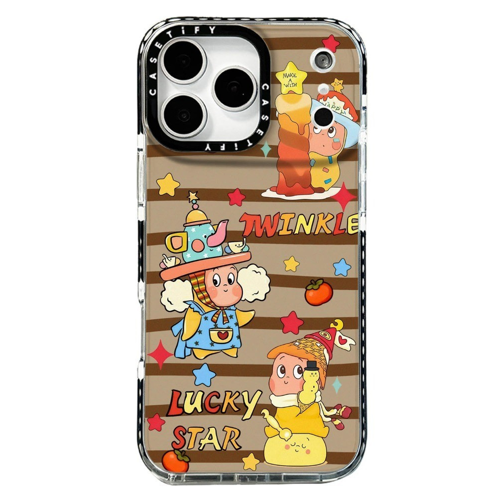 Ốp điện thoại hình ngôi sao hành lý dễ thương cho IPhone 17 Pro Max 17Air 16 15 14 13 12 11 Vỏ bảo vệ chống sốc