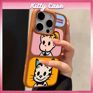 Cartoon Anime Nhật Hàn Hot Nhất, Ốp Lưng Iphone 11/12/13/XR/14/15/16/17/7/XR Pro Max Plus Da Thật Vòng Tròn Cao Cấp