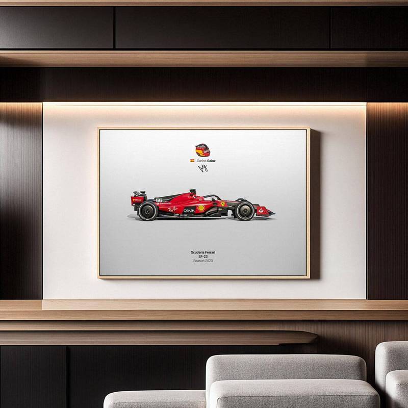 F1 Formula Racing Poster Canvas Tranh Treo Tường Nghệ Thuật Cho Phòng Khách Phòng Ngủ Trang Trí Nhà