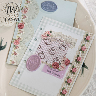 JIANWUHandmade Móc Bộ Sưu Tập Series Vintage Bướm Hoa Phong Cảnh Chất Liệu Cắt Dán Sáng Tạo Tạp Chí Văn Phòng Phẩm