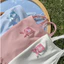 Mùa Hè Phong Cách Hàn Quốc Quần Áo Trẻ Em Thời Trang Bé Gái Đế Áo 80-130 Size 3WRN