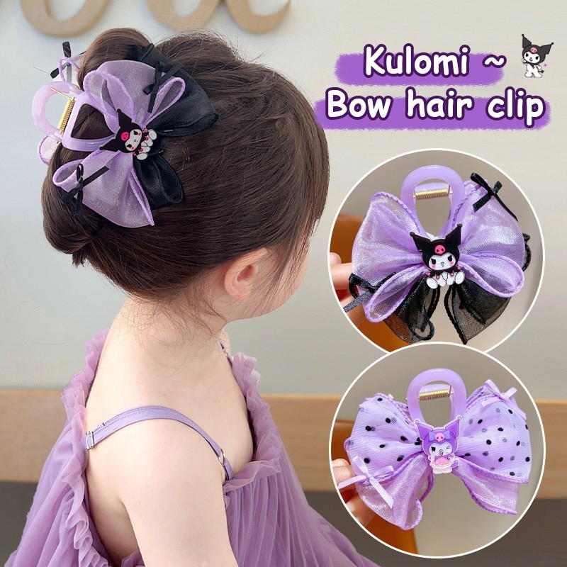 Kẹp Tóc Kuromi Lấy Kẹp Tóc Bé Gái Cá Mập Kẹp 2024 Phong Cách Mới Bé Gái Lưng Đầu Gãy Tóc Dụng Cụ Tiện Dụng Kẹp Tóc