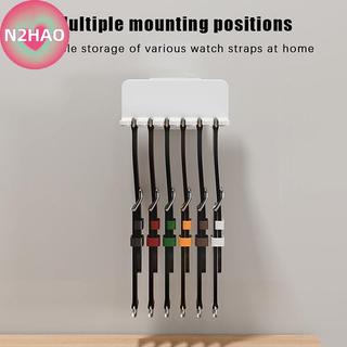 N2HAO Không Khoan Dây Đeo Đồng Hồ Lưu Trữ Ra Treo Tường Nhựa Dây Đeo Đồng Hồ Kệ Bảo Quản Tiết Kiệm Không Gian Đồng Hồ Người Tổ Chức Giá Đỡ n