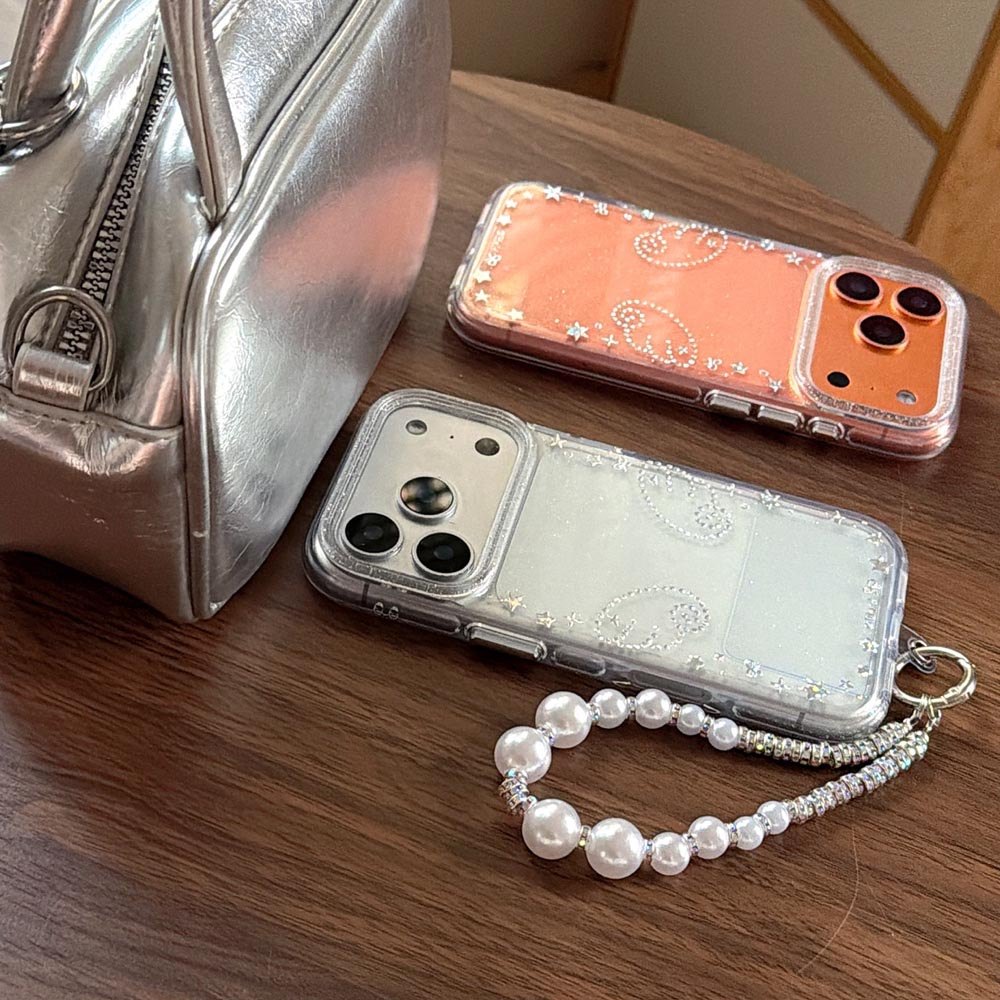 Ốp lưng cứng trong suốt Tương thích với iPhone 13 14 14Pro 14ProMax 15 15Pro 15ProMax 16 16Pro 16ProMax 17 17Pro 17ProMax Vỏ hoa văn cánh thiên thần