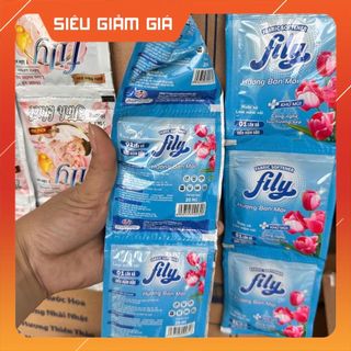 Fily Max Set 10 Dây Nước Xả Vải Ban Mai Siêu Đậm, Khử Mùi Hôi Ẩm Mốc 5 in 1, Tinh Khiết, Cải Tiến Mới!