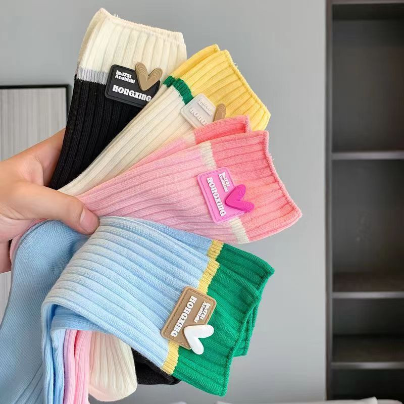 Thời trang hàn quốc vớ tình yêu đầy màu sắc cho phụ nữ món quà sinh viên tốt phong cách