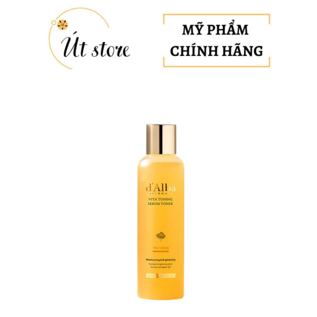 Toner Duõng Ẩm Và Sáng Da D'Alba Vita Toning Toner 180ml - Út Store