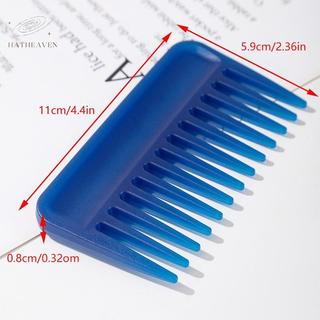 [hatheaven] Lược chải răng rộng chịu nhiệt răng lớn chống rối Lược làm tóc nhiều màu Lược phẳng Dụng cụ tạo kiểu tóc đẹp
