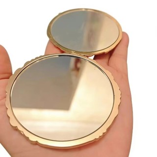 Gương Mini YUUKII, Dụng Cụ Mỹ Phẩm Hoa Mẫu Đơn Vintage, Quà Tặng Gương Trang Điểm Bỏ Túi Phong Cách Trung Hoa Hợp Thời Trang