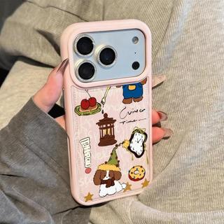 Đảng Cub Vintage Set cho 16 trường hợp iPhone 17Air Bánh mì trường hợp 14 13 11Pro