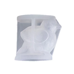 XGB Khuôn trồng chim bằng silicon linh hoạt để làm cốc bê tông độc đáo và phụ kiện trang trí nhỏ