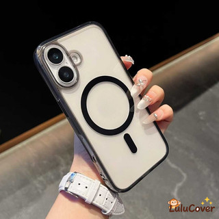Ốp Từ Tính Siêu Trong Suốt Tương Thích Cho OPPO A6 Pro A5 A5i Pro A5X A5S A3S A3 Pro A3X A15 A15S A12E A9 A5 2020 ACE 2 5G 4G Ốp điện thoại Mềm Chống Sốc Trong Suốt Đơn Giản
