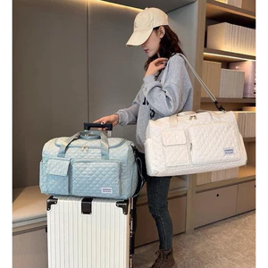 Túi Du Lịch Dung Lượng Lớn. Túi Xách Đựng Đồ Đa Năng Có Quai Cài Vali và Ngăn Đựng Giày Du Lịch