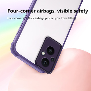 Áp dụng cho OPPO RENO7Z CPH2323 RENO8Z Reno8Lite RENO7LITE CPH2341 CPH245 RENO 7Z 8Z 7 8 LITE Đệm khí bốn góc trong suốt cao cấp bảo vệ điện thoại vỏ mềm chống sốc