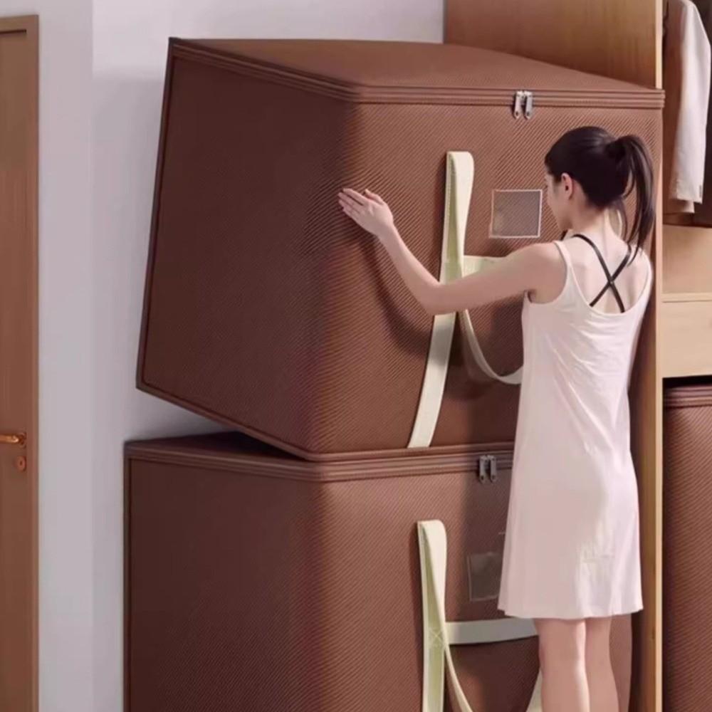 Túi dệt MARGREDY, chống thấm nước có dây kéo Túi đóng gói di chuyển, Dụng cụ sắp xếp quần áo đa năng dung tích lớn