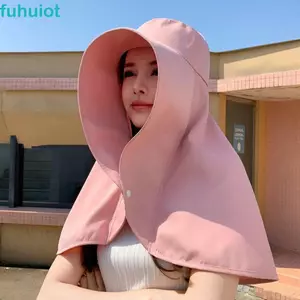 Khăn choàng và Mũ ngư dânFUHUIOT với vành rộng, bảo vệ UV, phù hợp cho đi bộ đường dài và du lịch