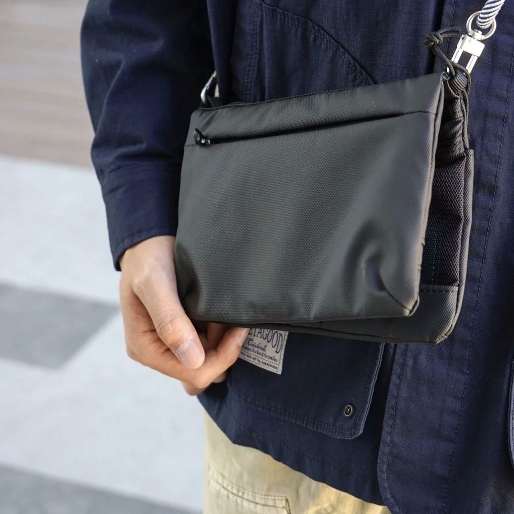 Túi đeo ngực gập gọn, lưu trữ thường, đeo vai, đựng điện thoại di động unisex