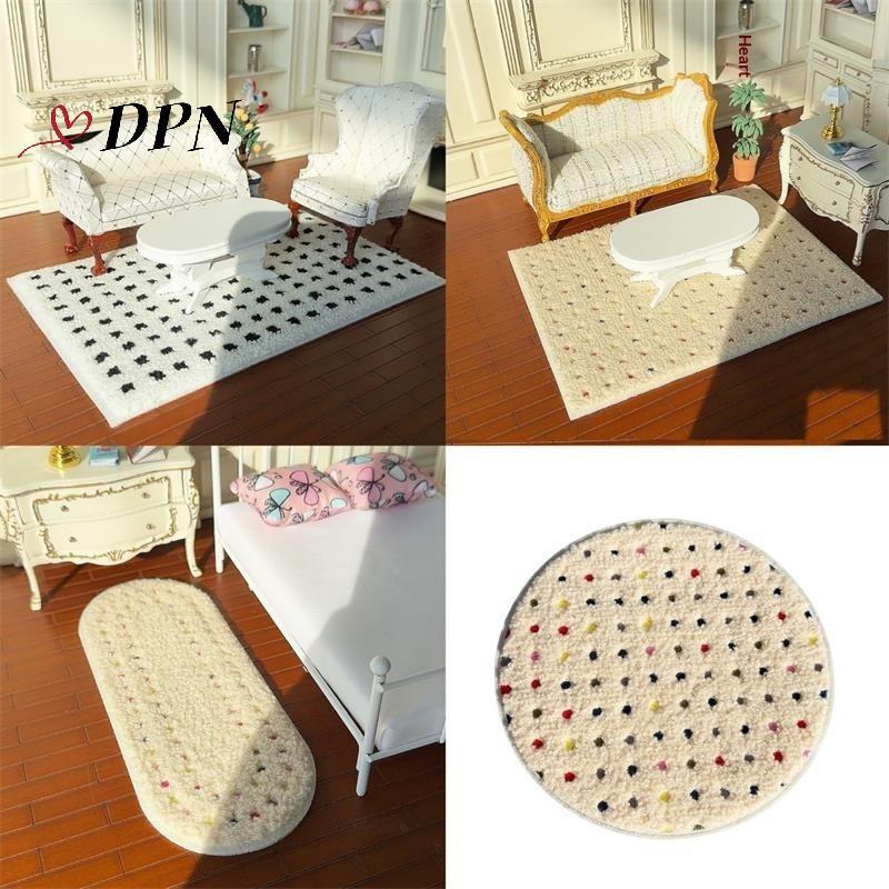 [DPN-t] 1: 12 Nhà Búp Bê Thu Nhỏ Sang Trọng Thảm Lông Tơ Mô Hình Đạo Cụ Chụp Ảnh Trẻ Em Giả Vờ Chơi Đồ Chơi Nhà Búp Bê Mini Trang Trí Quà Tặng Mới