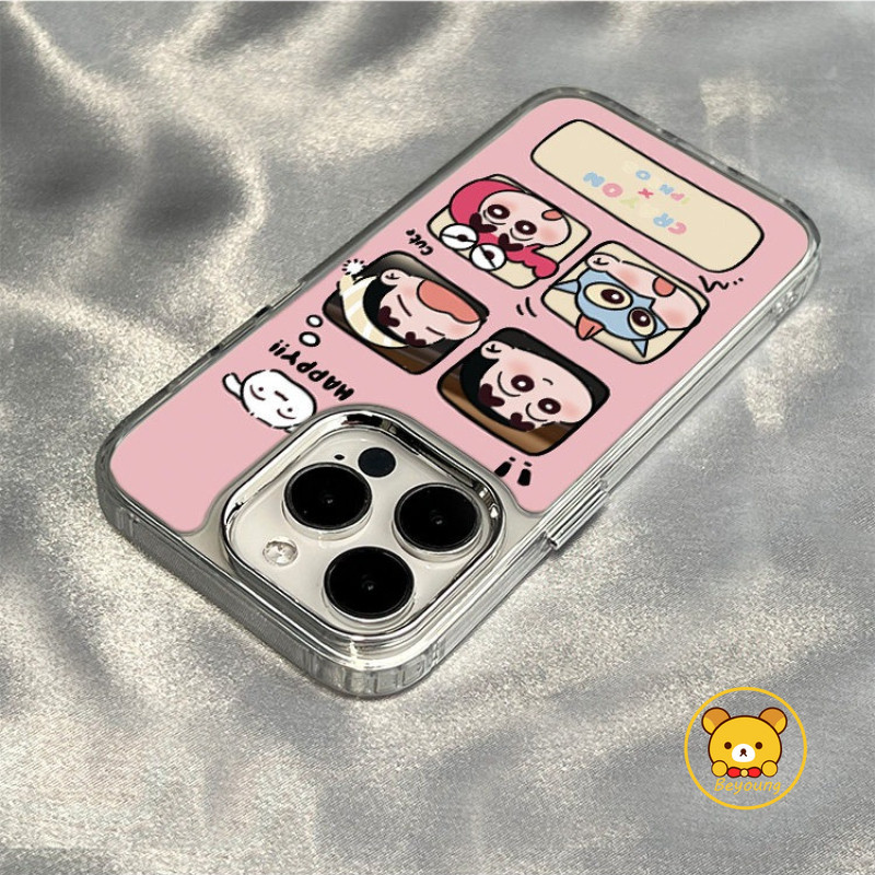 Ốp Điện Thoại Crayon Shin-chan Ngộ nghĩnh Cho Google Pixel 10 9 9A 8 Pro 8A 7 6 Pro 7A 6A 5 5A 4 4A 5G 4G 3A XL Vỏ Hoạt Hình Mặt Sau Gương Dễ Thương
