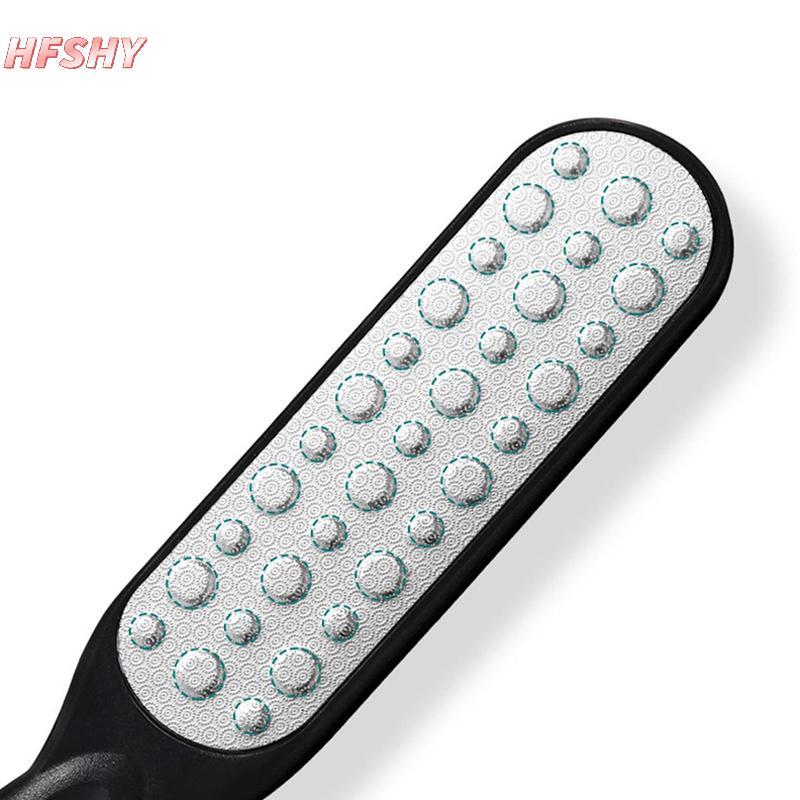 HFSHY Dụng cụ cạo gót chân hai mặt, bàn đá mài chân, loại bỏ chai chân, calluses, sừng da