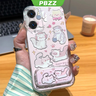 Ốp Lưng Cho oppo A57 2022 4g oppo a77s 5g Vỏ Điện Thoại Vỏ Mềm Bảo Vệ Silicon Chống Sốc Trong Suốt Thiết Kế Mới Thẩm Mỹ CARTOON CAT Có Giá Đỡ TYYMZJ01